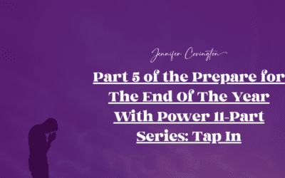 Part 5 of the Prepare for The End Of The Year With Power 11-Part Series: Tap In