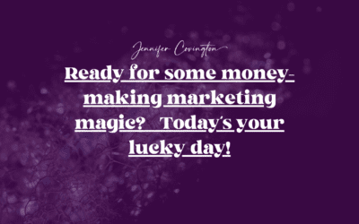 Ready for some money-making marketing magic? ???? Today’s your lucky day!