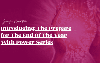 Introducing: The Prepare for The End Of The Year With Power Series